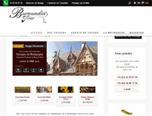 Tablet Screenshot of burgundia-tour.com